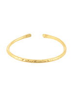 Thumbnail for Jewels Nest Gold-Tone Textured Open Cuff Bangles Set For Women (Set Of 6) - Distacart