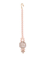 Thumbnail for Jewels Nest Gold-Tone Layered Pearl Long Necklace With Crystal Motifs And Drop Earrings - Distacart
