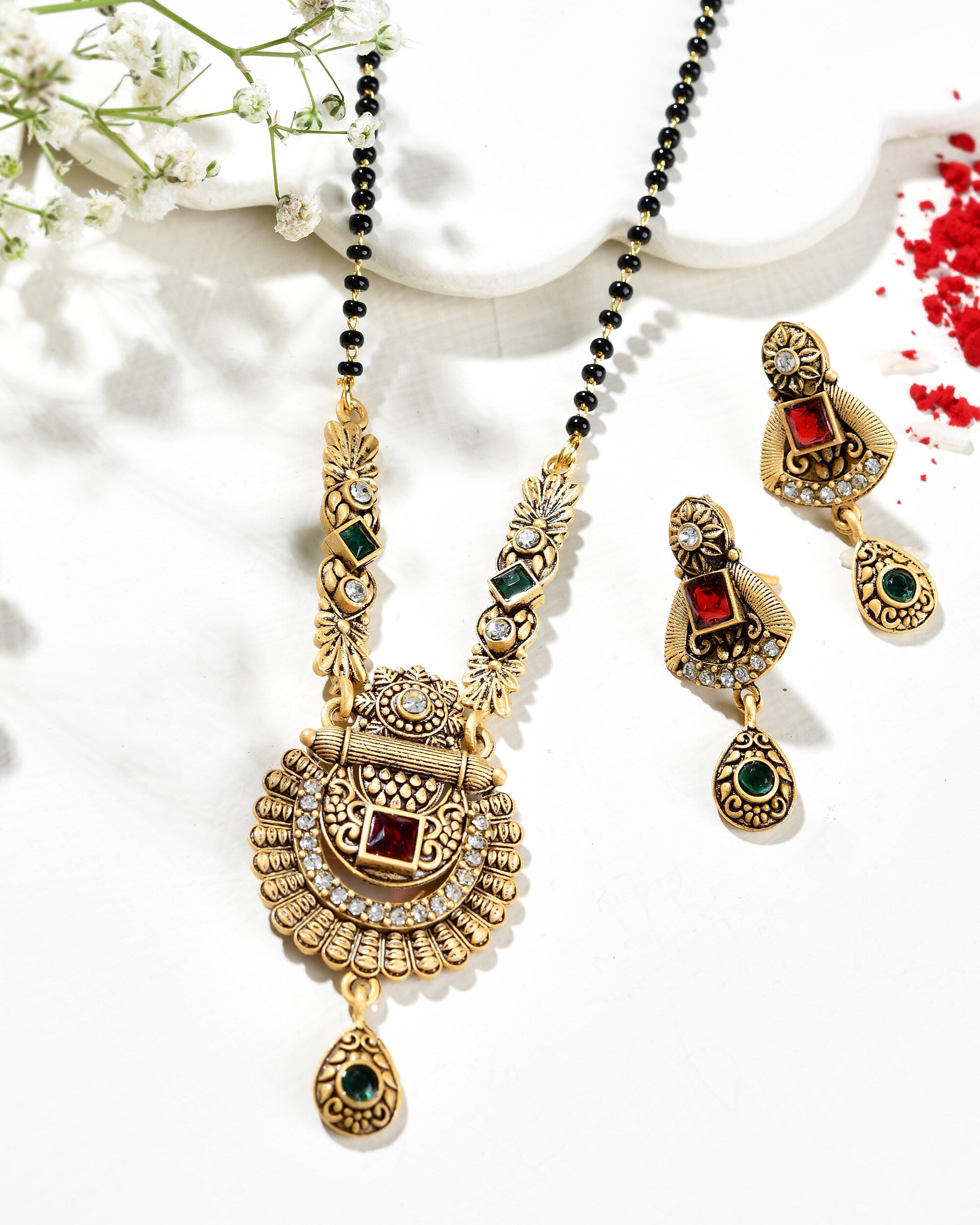 Jewels Nest Royal Heritage Antique Mangal Sutra - Distacart