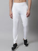 Jainish Men's White Solid Streachable Lycra Trackpants - Distacart