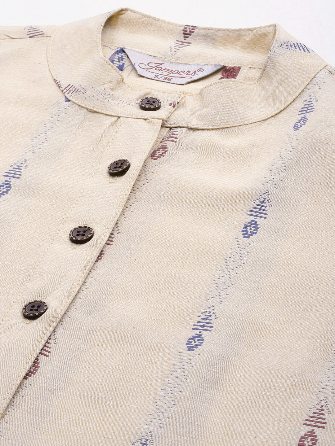 Jompers Women's Woven Design Kurta With Palazzos & Dupatta - Purple - Distacart