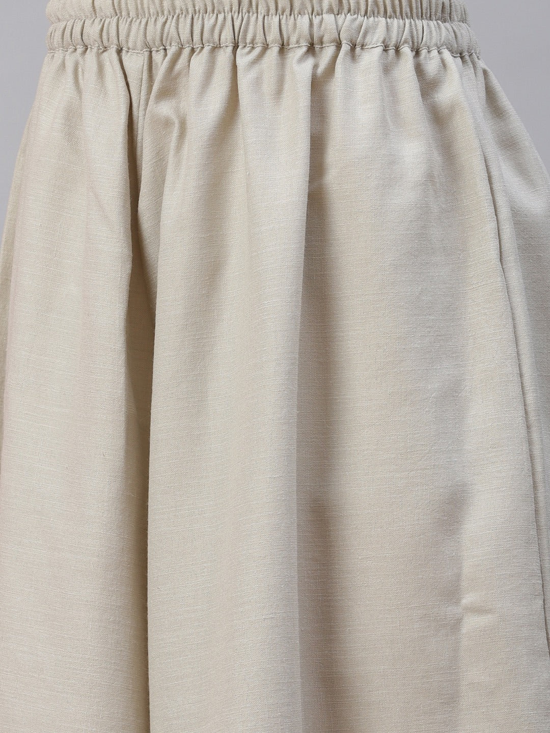 Jompers Women's Grey & Pink Floral Embroidered Regular Kurta with Palazzos & Dupatta - Distacart