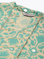 Thumbnail for Jompers Women's Gotta Patti work Kurta, Palazzos & Dupatta - Sky Blue - Distacart
