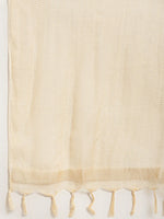 Thumbnail for Jompers Women's Gotta Patti work Kurta, Palazzos & Dupatta - Sky Blue - Distacart