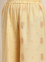 Thumbnail for Jompers Women's Gotta Patti Kurta with Palazzos & Dupatta - Orange - Distacart