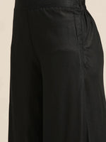 Thumbnail for Jompers Women's Kurta with Palazzos & print Dupatta - Black - Distacart