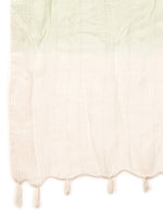 Thumbnail for Women Green Woven Design Flared Kurta With Palazzos & With Dupatta - Rasiya