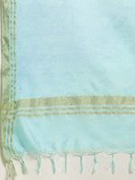 Thumbnail for Jompers Women's Yellow Woven Design Gotta Patti Kurta with Sharara & Dupatta - Distacart