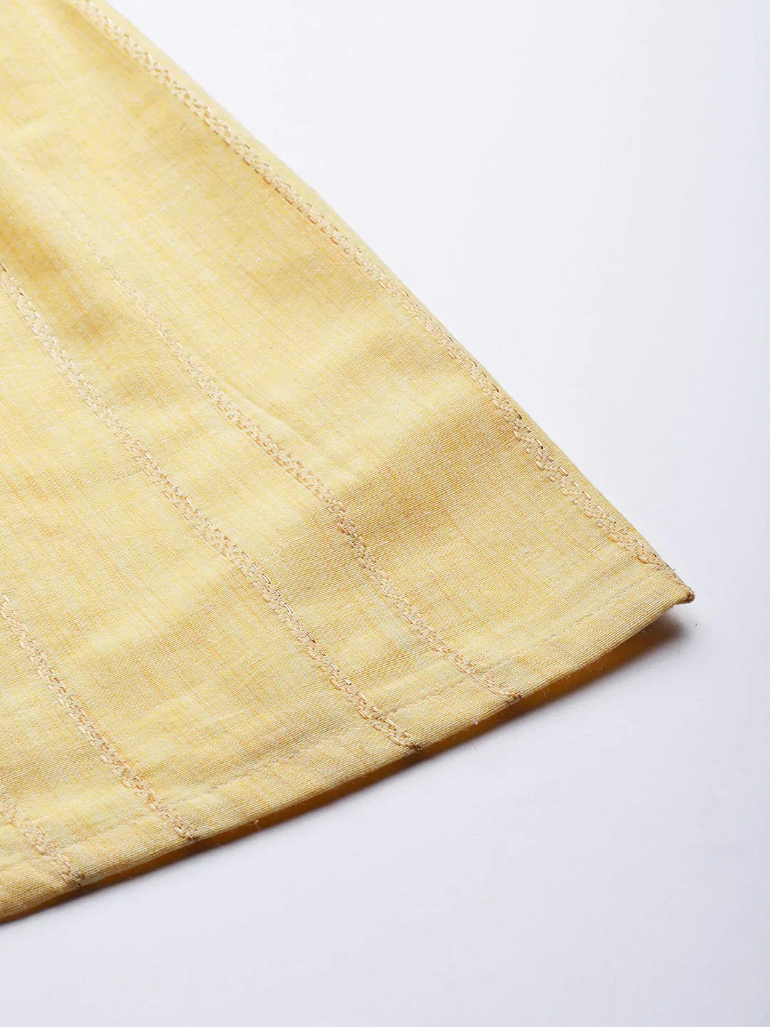 Jompers Women's Yellow Woven Design Gotta Patti Kurta with Sharara & Dupatta - Distacart