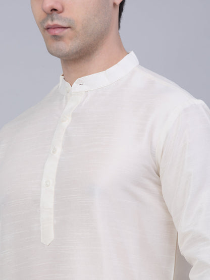 Jompers Men's Solid Kurta Pyjama With Shrug Jacket - Pink - Distacart