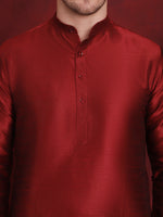 Thumbnail for Jompers Men's Multi Printed Nehru Jacket With Kurta Pyjama Set - Distacart