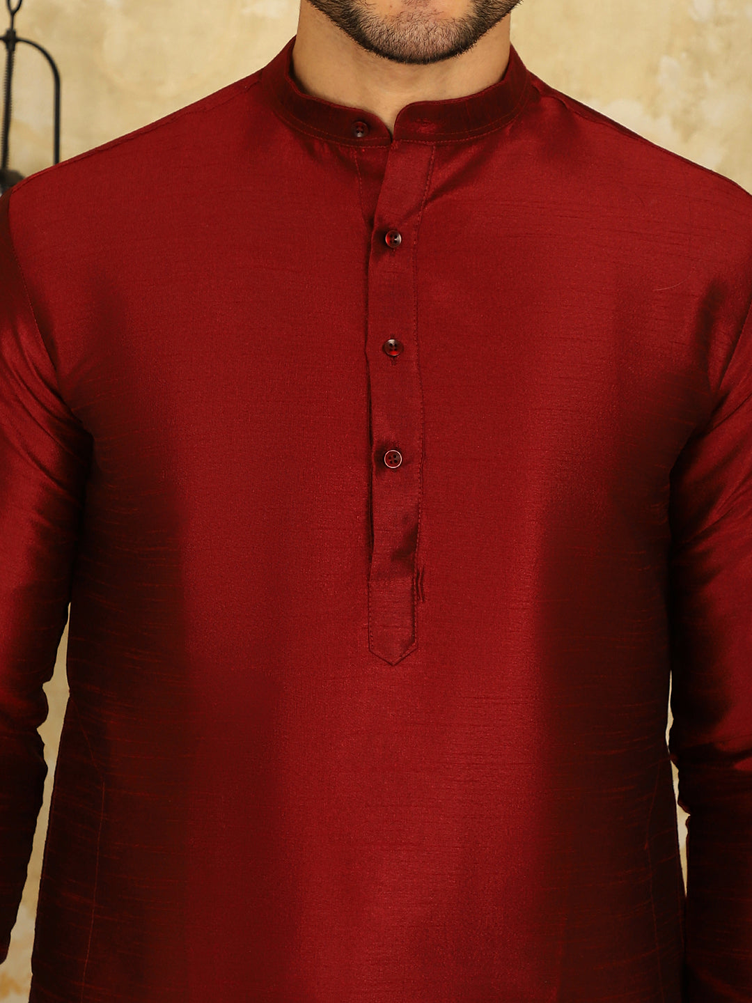 Jompers Men's Blue Woven Design Nehru Jacket With Kurta Pyjama Set - Distacart