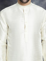 Thumbnail for Jompers Men's Printed Nehru Jacket With Solid Kurta Pyjama - Green - Distacart