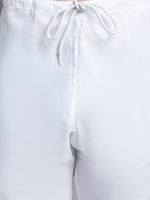 Thumbnail for Jompers Men's Beige Embroidered Kurta Pyjama With Woven Design Nehru Jacket - Distacart