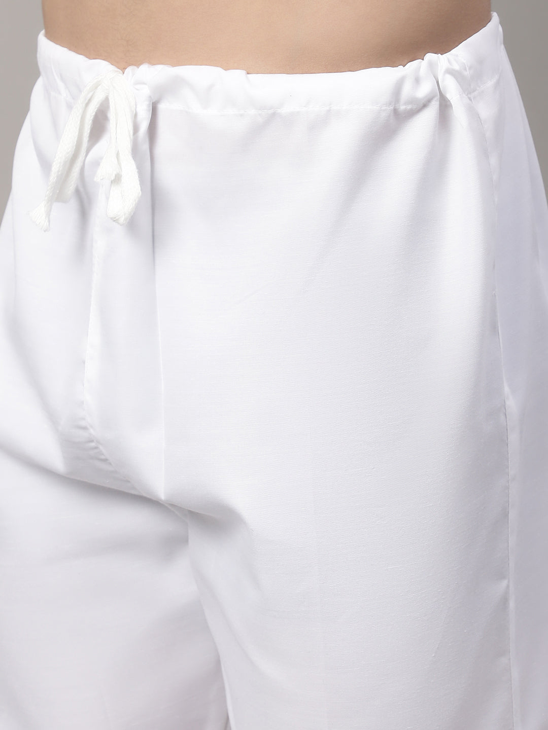 Jompers Men's Off White Embroidered Kurta Pyjama With Lime Printed Nehru Jacket - Distacart