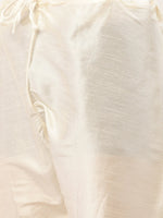 Thumbnail for Jompers Men's Solid Kurta Pyjama With Cream Embroidered Nehru Jacket - Distacart