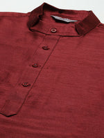 Thumbnail for Jompers Men's Printed Nehru Jacket and Kurta Pyjama Set - Black - Distacart