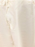 Thumbnail for Jompers Men's Solid Kurta Pyjama With Bronze Woven Design Nehru Jacket - Distacart