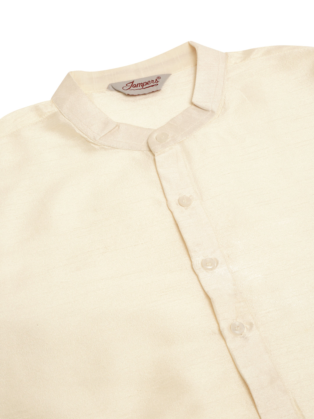 Jompers Men's Solid Kurta Pyjama With Nehru Jacket - Pink - Distacart