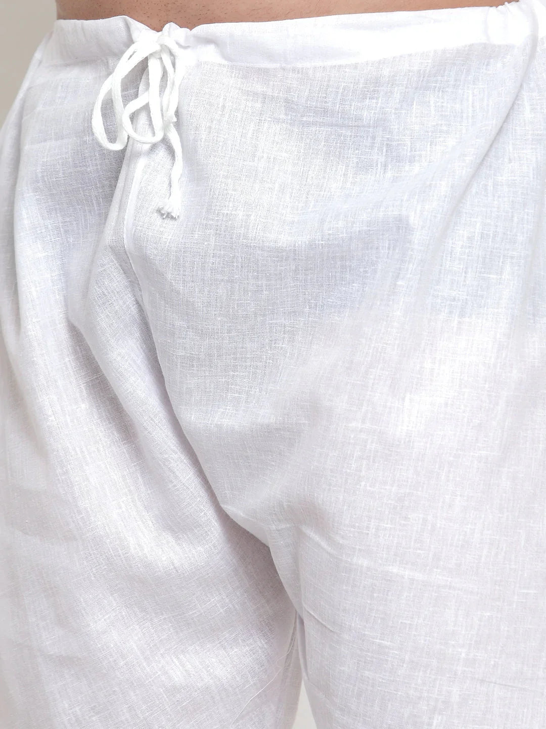 Jompers Men's Solid Dobby Kurta Payjama Set - White - Distacart