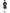 Jompers Men's Navy Blue & White Solid Kurta with Churidar - Distacart