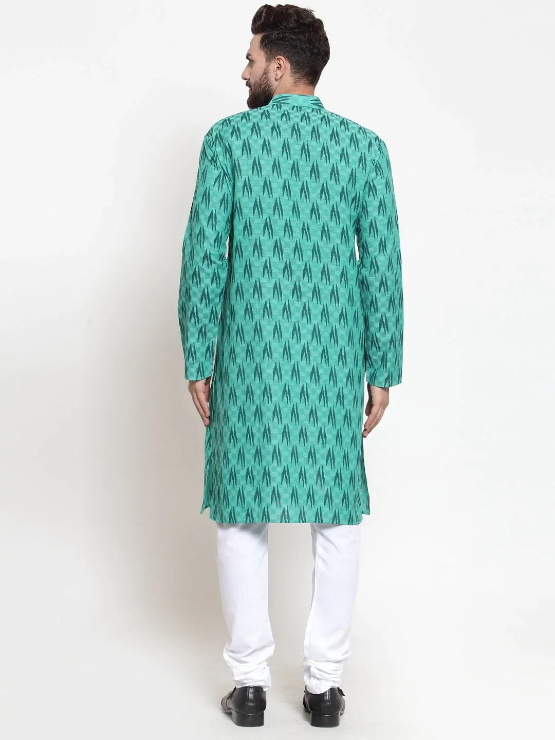 Jompers Men's Green Printed Kurta Only - Distacart