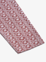 Thumbnail for Jompers Men's Coral Red & White Embroidered Straight Kurta Pyjama Set - Distacart