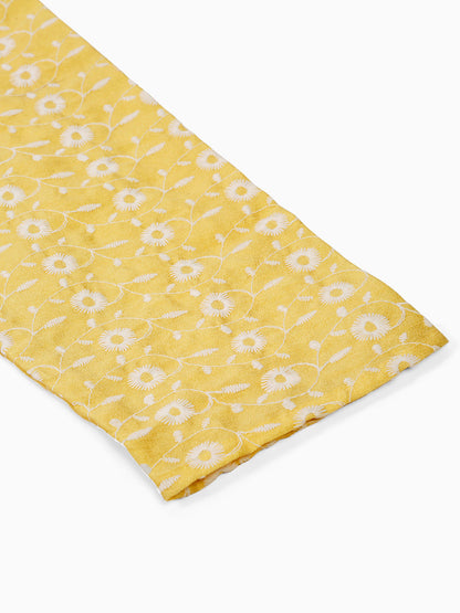 Jompers Men's Emroidered Kurta Payjama Sets - Yellow - Distacart