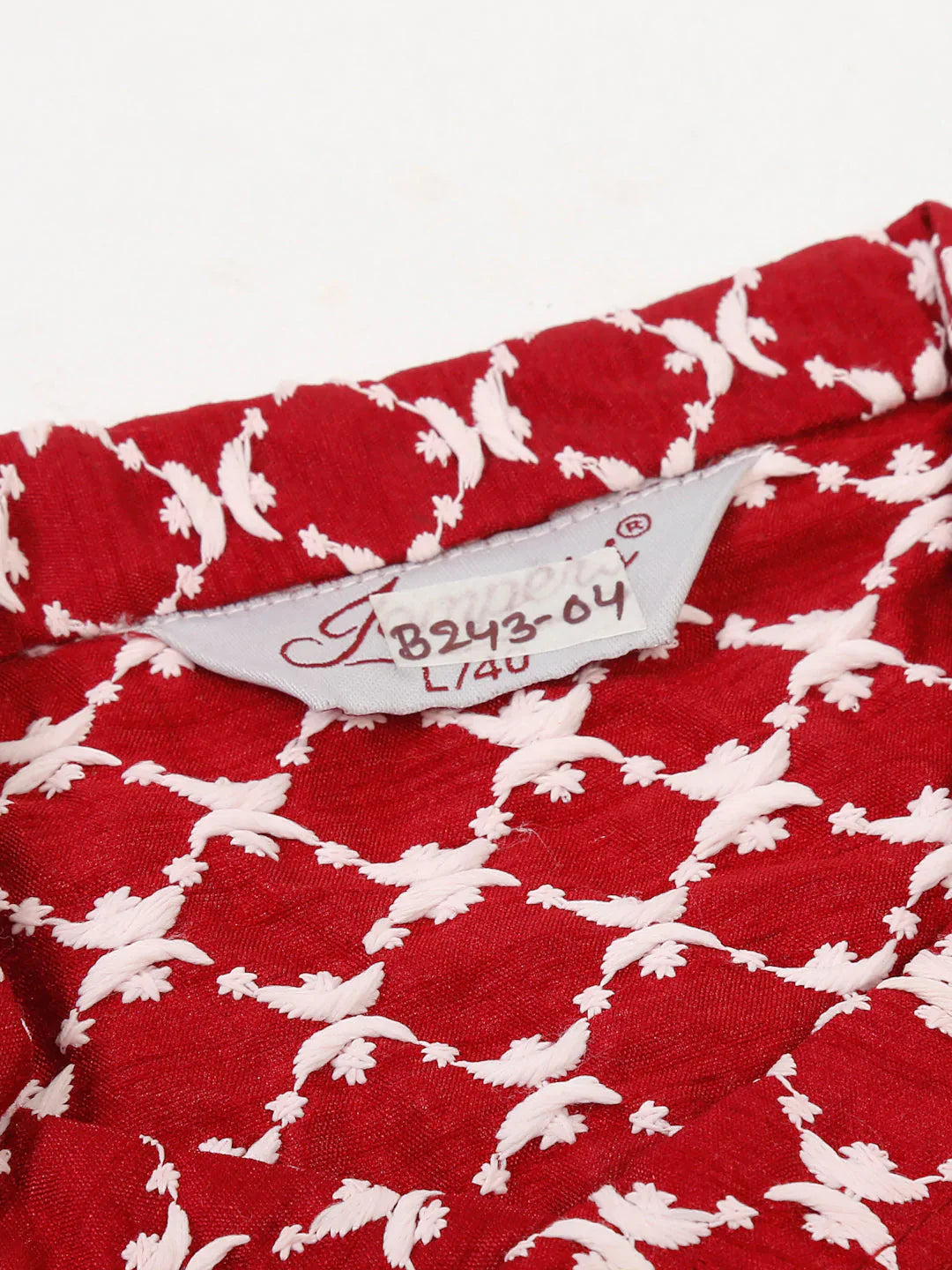 Jompers Men's Maroon Chikankari Kurta with Churidar - Distacart