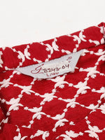 Thumbnail for Jompers Men's Maroon Chikankari Kurta with Churidar - Distacart