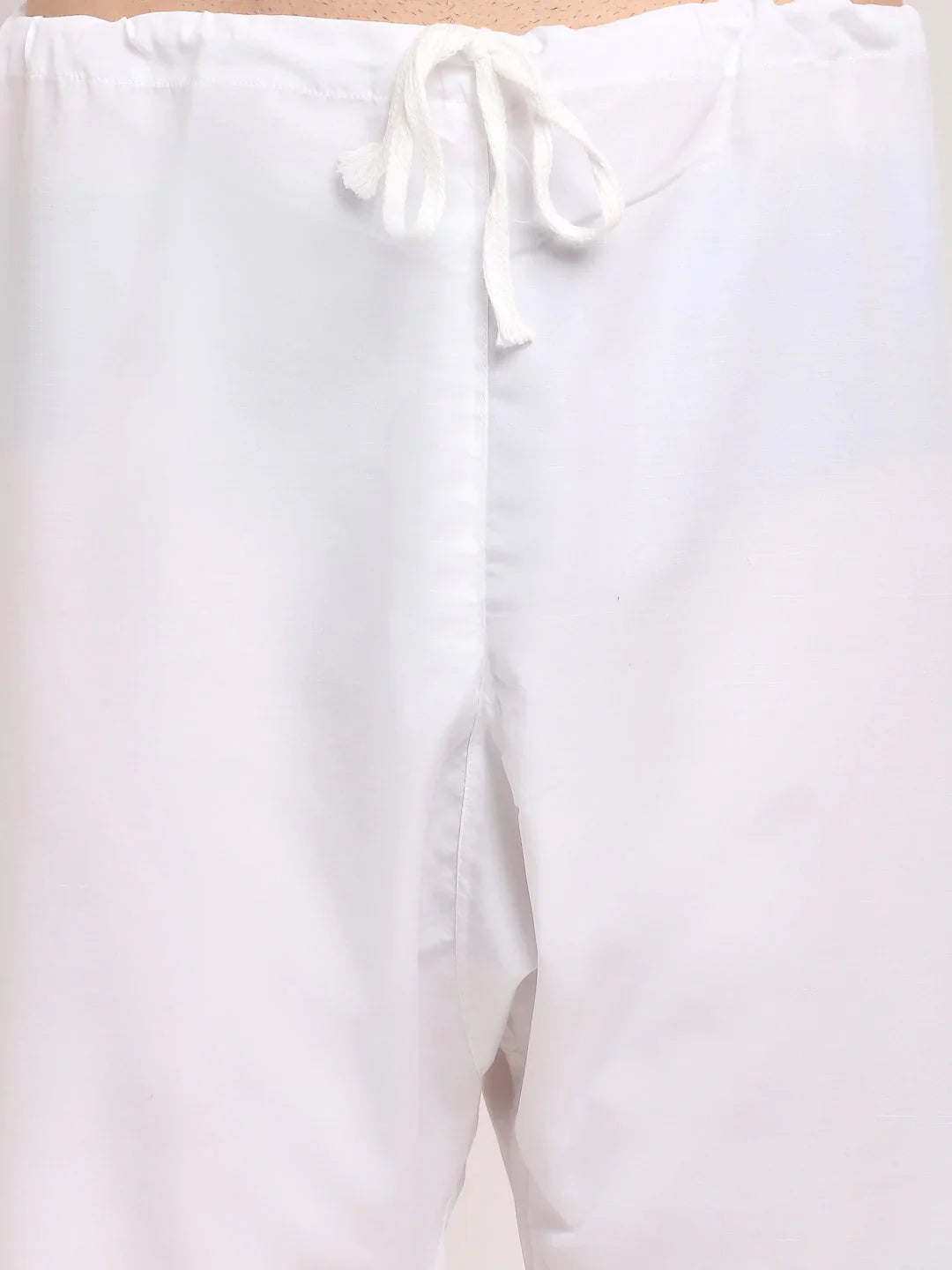 Jompers Men's Peach Chikankari Kurta with Churidar - Distacart