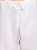 Thumbnail for Jompers Men's Peach Chikankari Kurta with Churidar - Distacart