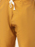 Thumbnail for Jompers Men's Beige Coller Embroidered Woven Design Kurta Pyjama - Distacart