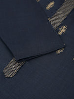 Thumbnail for Jompers Men's Cotton Embroidered Kurta Pajama Sets - Navy Blue - Distacart