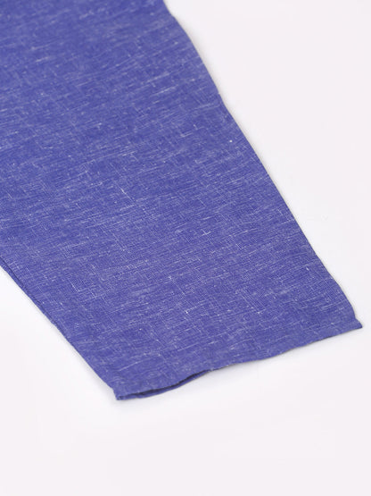 Jompers Men's Cotton Solid Kurta Pajama Sets - Blue - Distacart