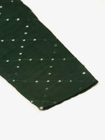 Thumbnail for Jompers Men's Green Mirror Work Kurta Pyjama - Distacart