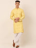 Jompers Men's Lemon Mirror Work Kurta Pyjama - Distacart