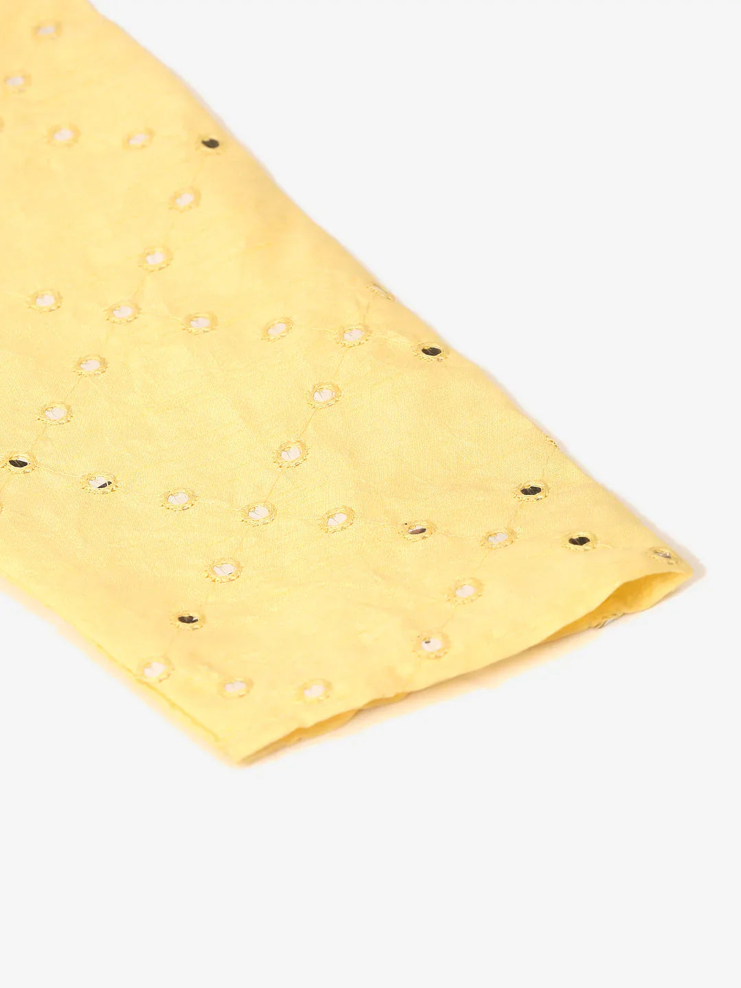 Jompers Men's Lemon Mirror Work Kurta Pyjama - Distacart