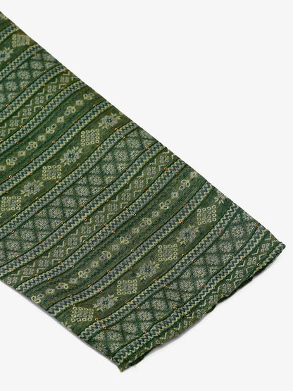 Jompers Men's Printed Sequinned Kurta Only - Green - Distacart