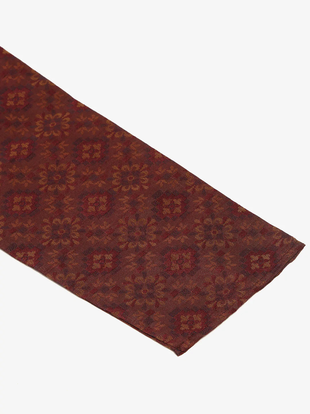 Jompers Men's Maroon Floral Printed Kurta with Churidar - Distacart