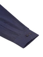 Thumbnail for Jompers Men's Navy Cotton Solid Pathani Kurta with Salwar - Distacart