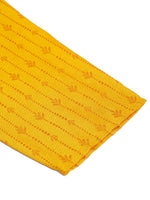 Thumbnail for Jompers Men's Mustard Embroidered Kurta Payjama Sets - Distacart