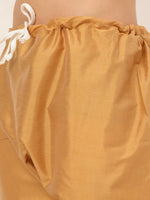Thumbnail for Jompers Men's Mustard Embroidered Kurta Payjama Sets - Distacart