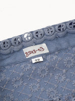 Thumbnail for Jompers Men's Grey Chikankari Embroidered and Sequence Kurta with Churidar - Distacart