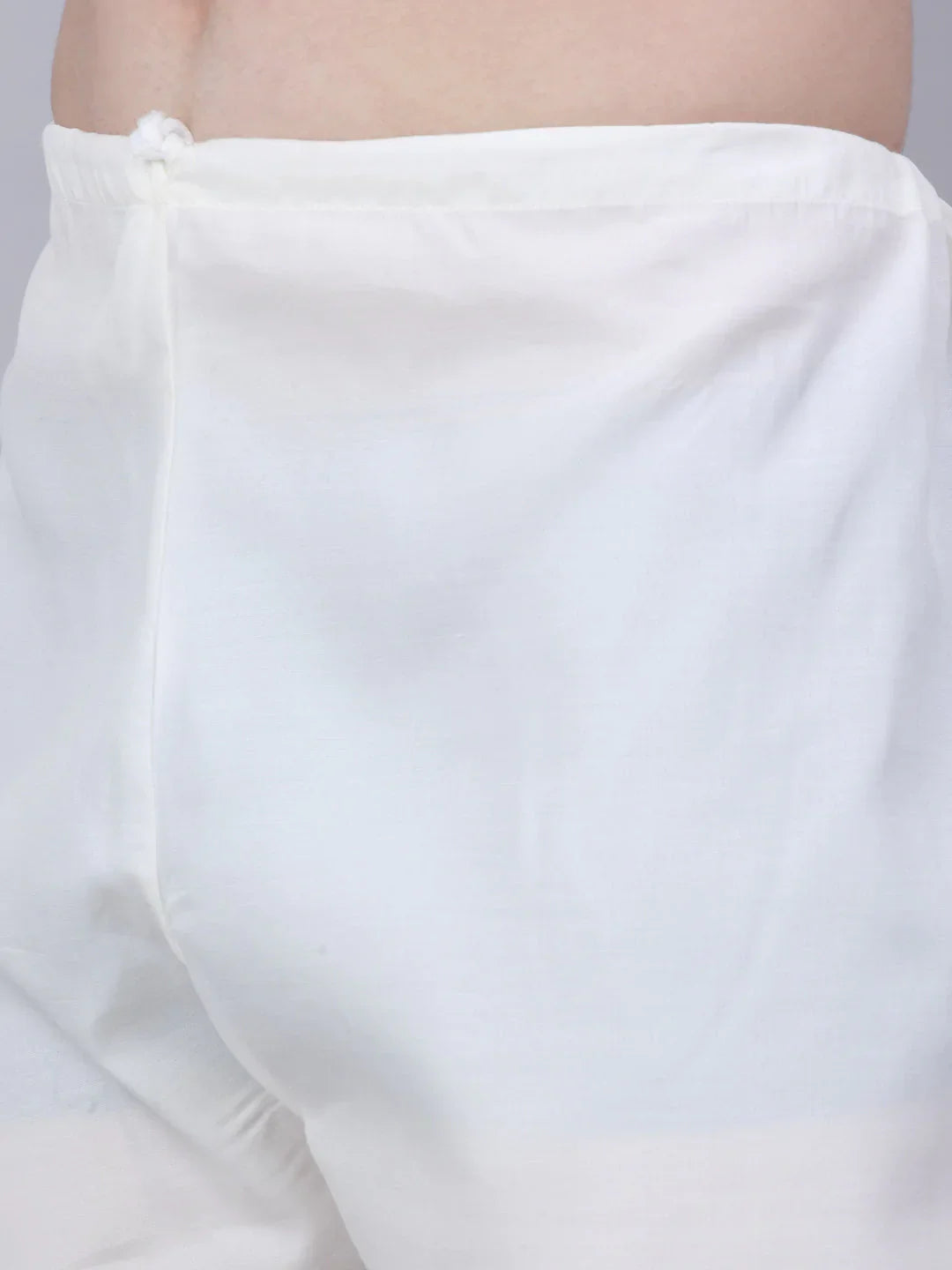 Jompers Men's White Chikankari Embroidered and Sequence Kurta with Churidar - Distacart