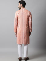 Thumbnail for Jompers Men's Coral Geomatric Printed Kurta with Churidar - Distacart