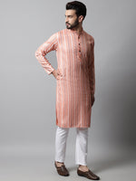 Thumbnail for Jompers Men's Coral Geomatric Printed Kurta with Churidar - Distacart