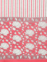 Thumbnail for Jompers Women's Red & Off-White Ethnic Motifs Printed Kurta with Trousers & Dupatta - Distacart
