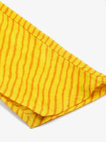 Thumbnail for Jompers Women's Yellow & Pink Ethnic Motifs Printed Pure Cotton Kurta With Trousers & Dupatta - Distacart