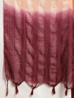 Thumbnail for Jompers Women's Printed Kurta with Trousers & With Dupatta - Maroon - Distacart